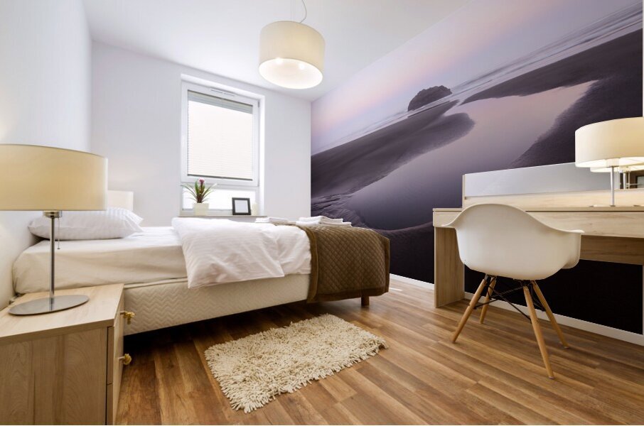 Foggy Morning in Oregon Mural print