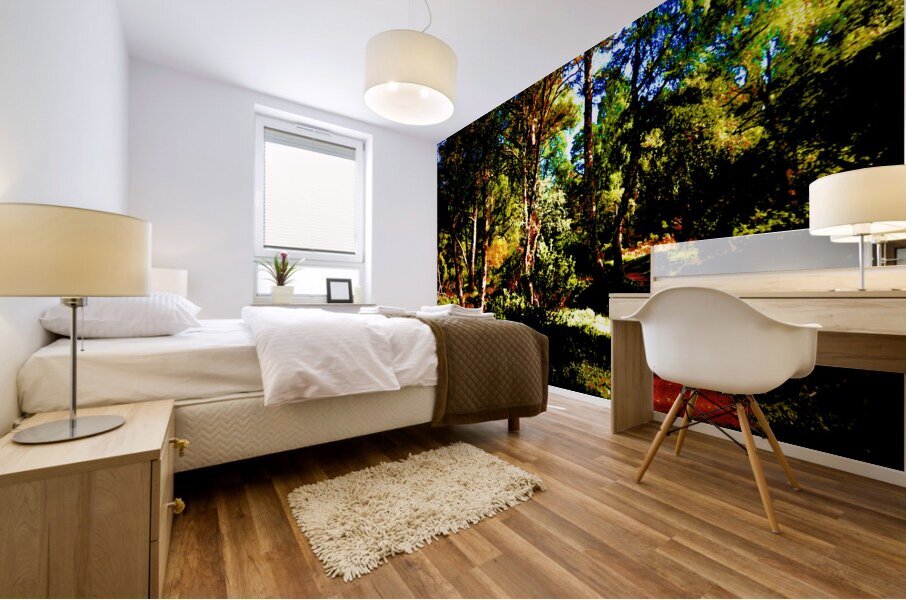 Impressionistic Abstract Landscape Too  Mural print
