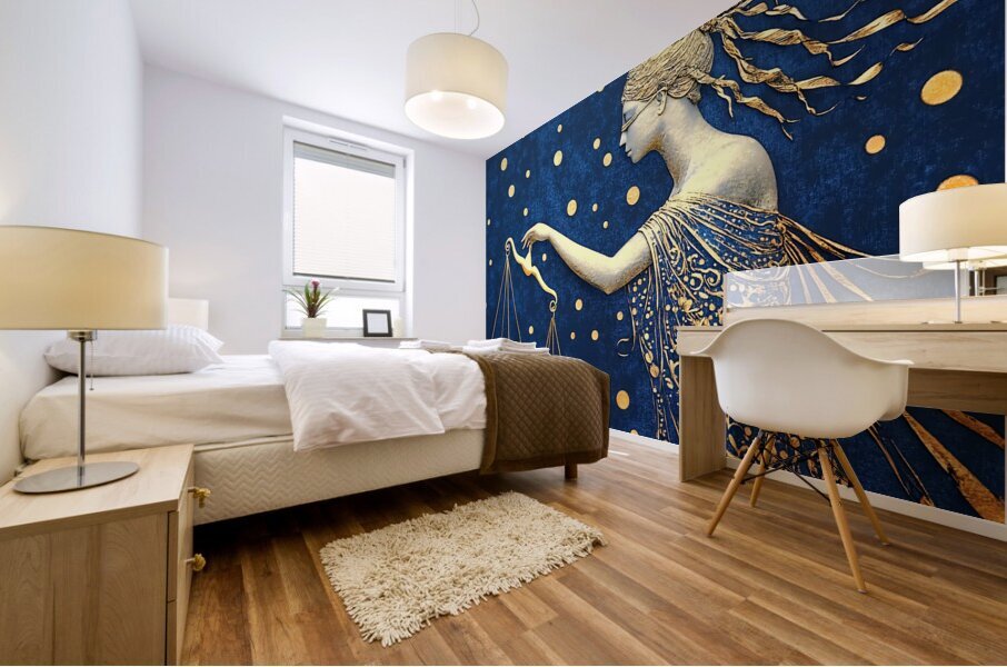Zodiac Signs Libra the Scales Mural print