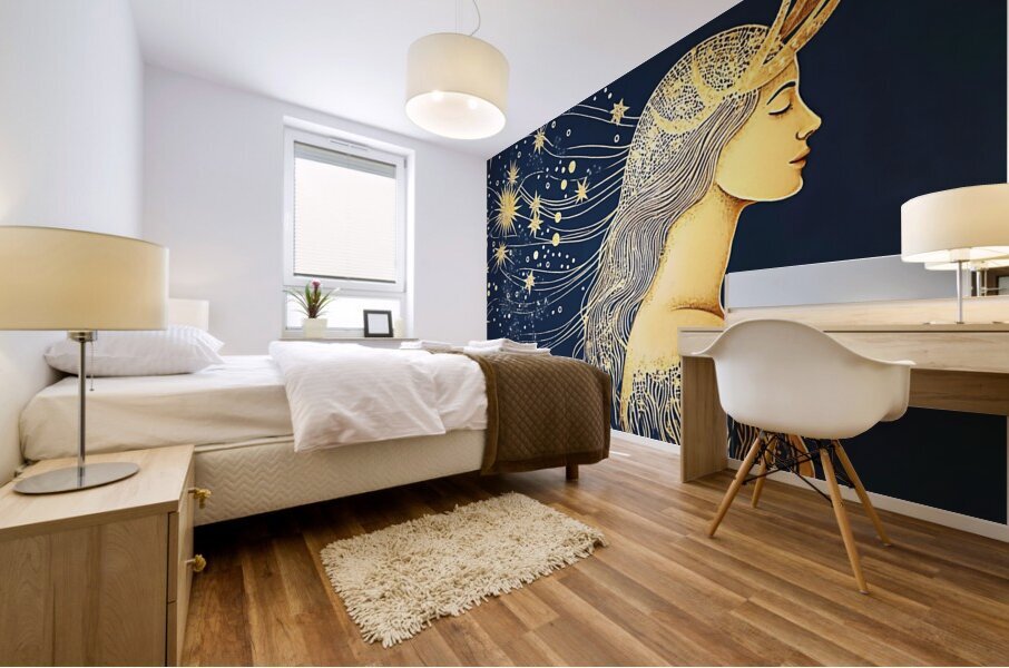 Zodiac Signs Virgo the Virgin Mural print