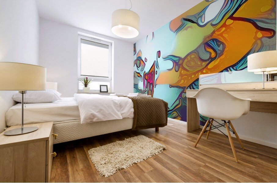 Lost in transit Mural print