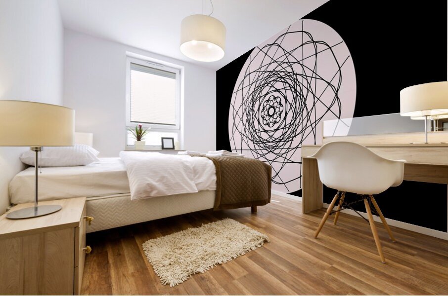 mandala circles Mural print