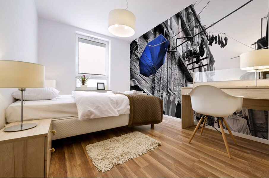 Shanghai after the rain Mural print