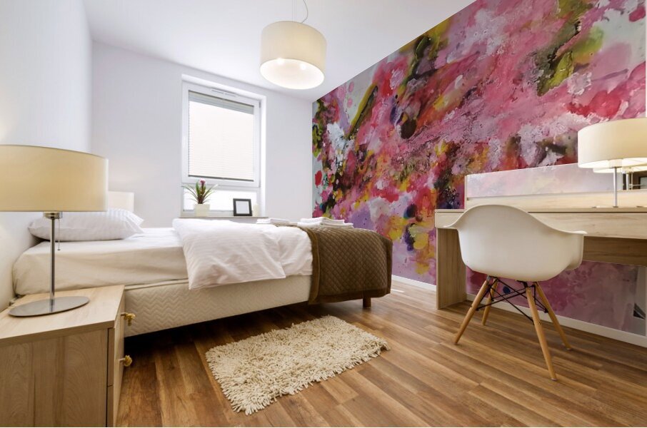 Pink Explosion Mural print