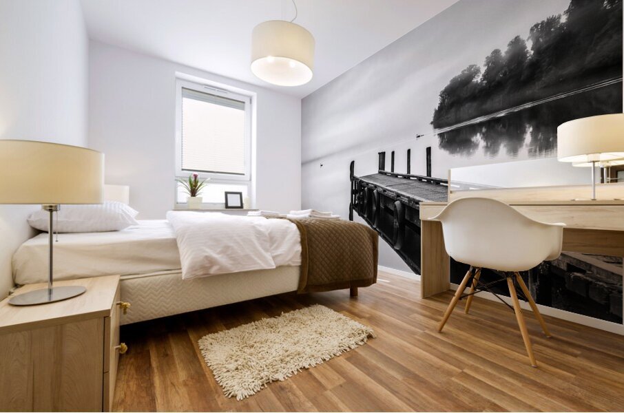 Lake Mapourika Westland NZ Mural print