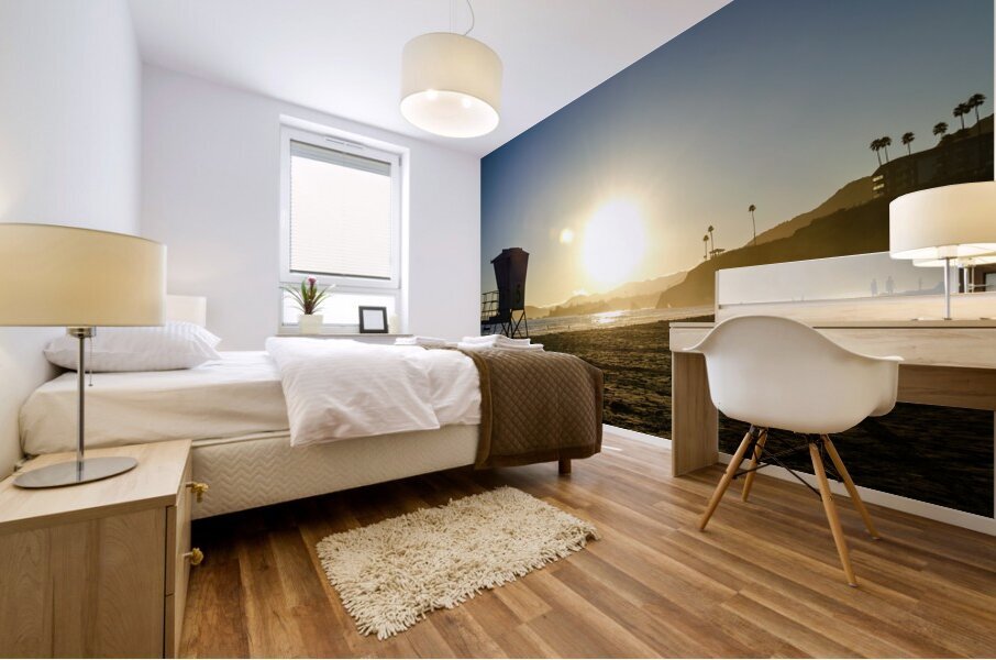 Scenic sunset at Pismo Beach California USA Mural print