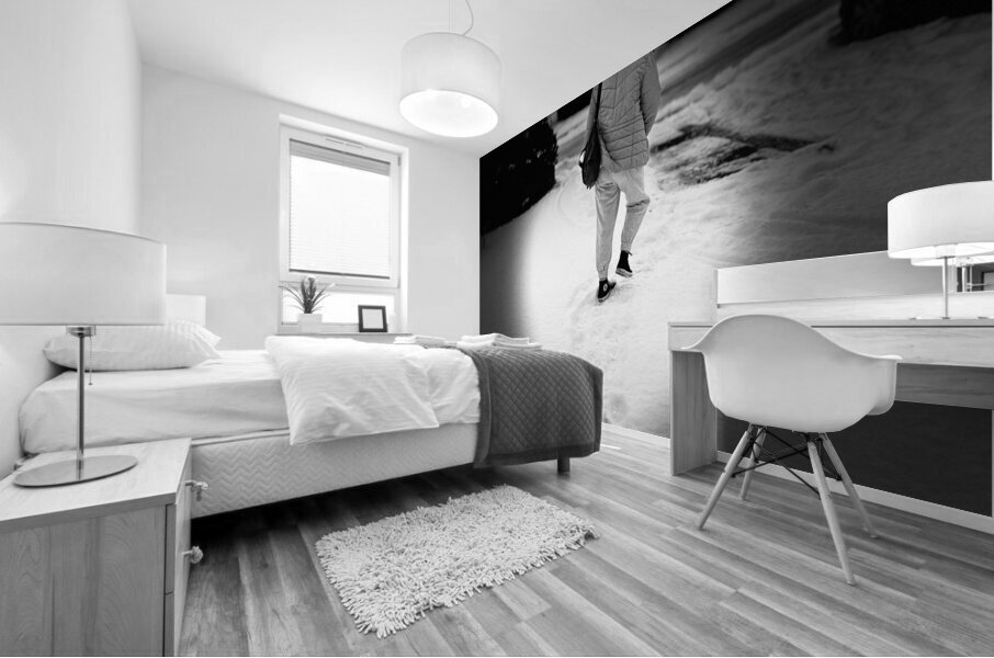 Everyday Life s Moments - Leaving for Work   Mural print