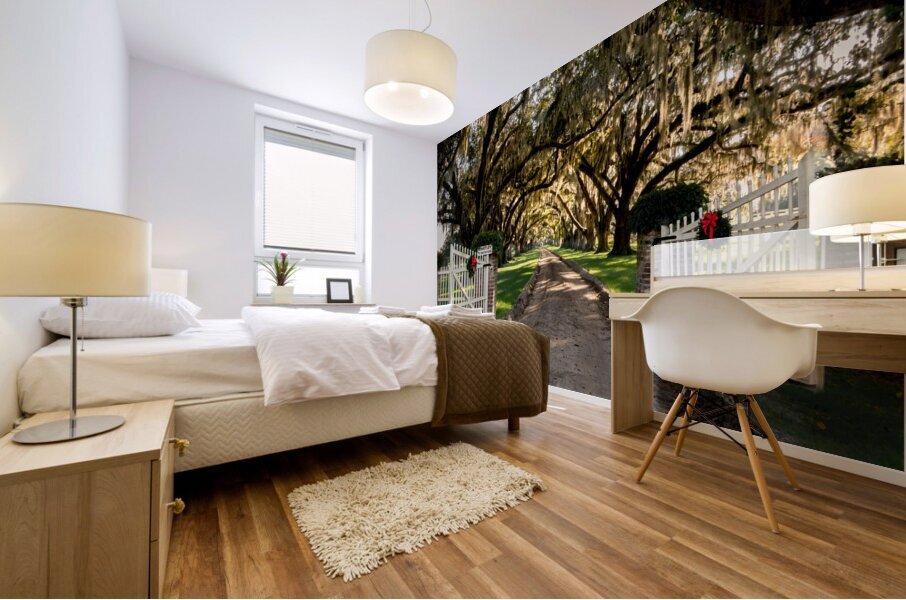 Tomotley   Plantation Christmas  Mural print