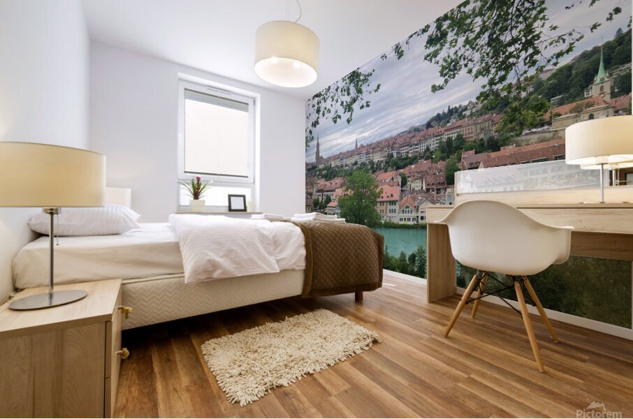 Aare River Bern Switzerland Mural print