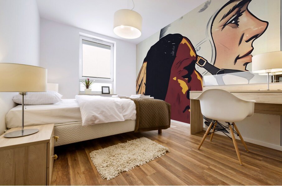 1952 Washington Redskins Art Remix Mural print