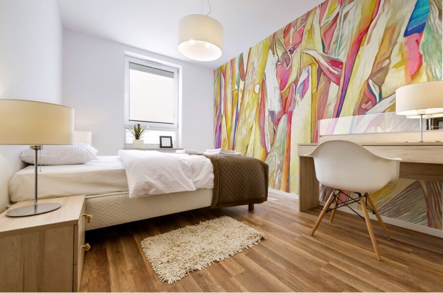 Mother-in-laws Tongue Dracaena Trifasciata Mural print