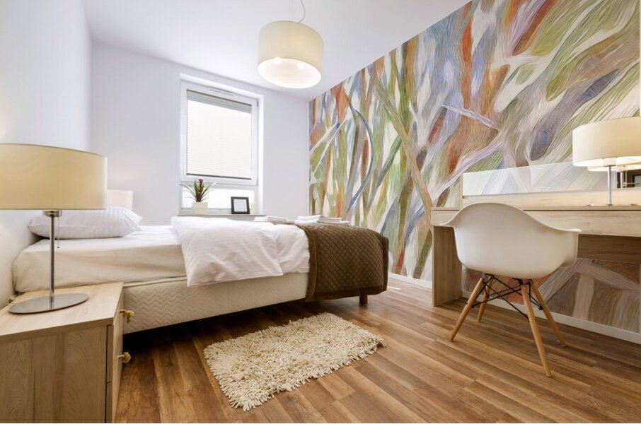 Wild Grasses Mural print