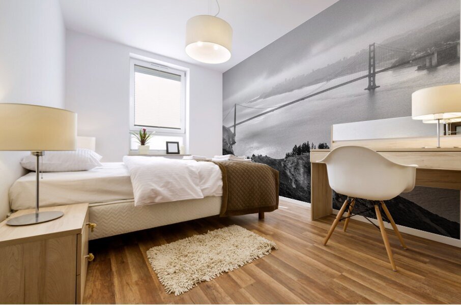 Morning at the Golden Gate Mural print