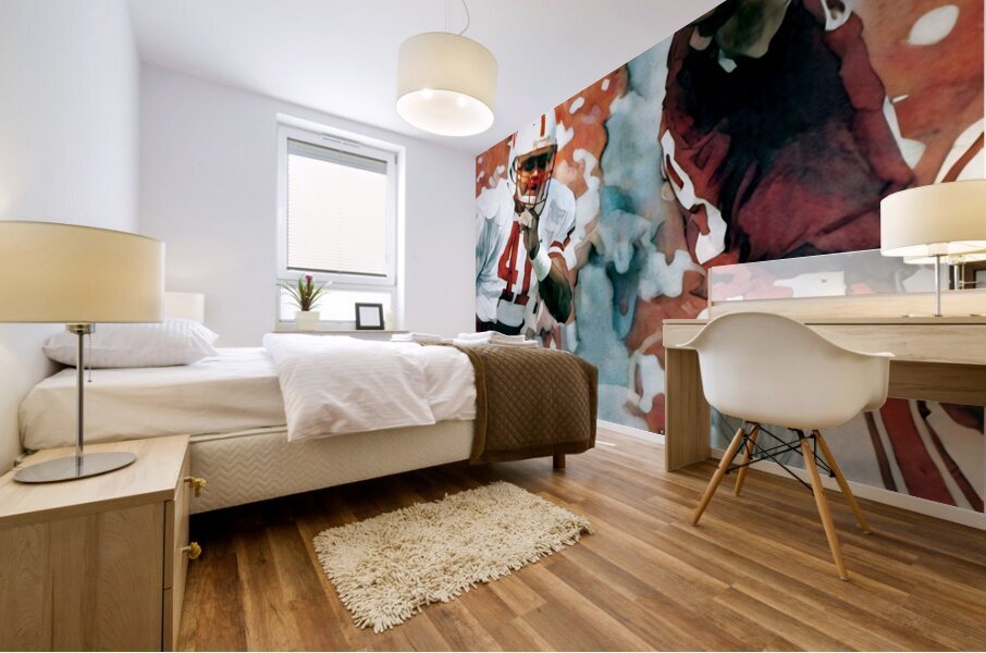 1986 Nebraska Football Art Mural print