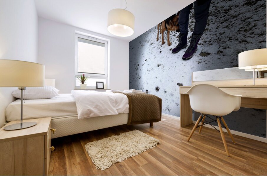 Scenes from the Trail- Hunting for Treats Mural print