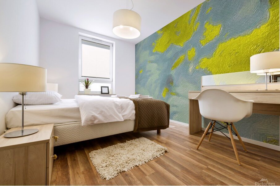 golden sage Mural print