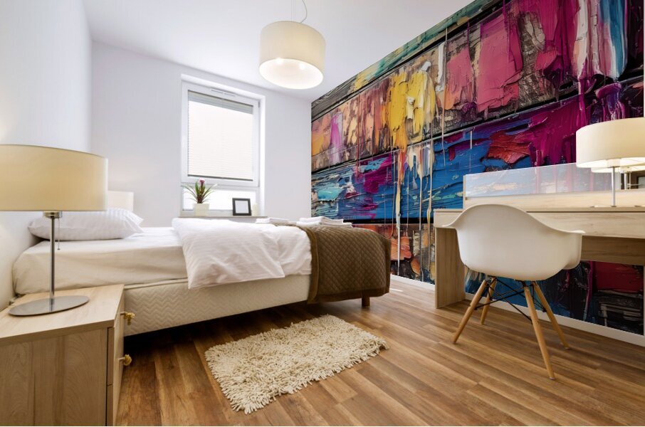 Why Not Paint the Barn This Way Mural print