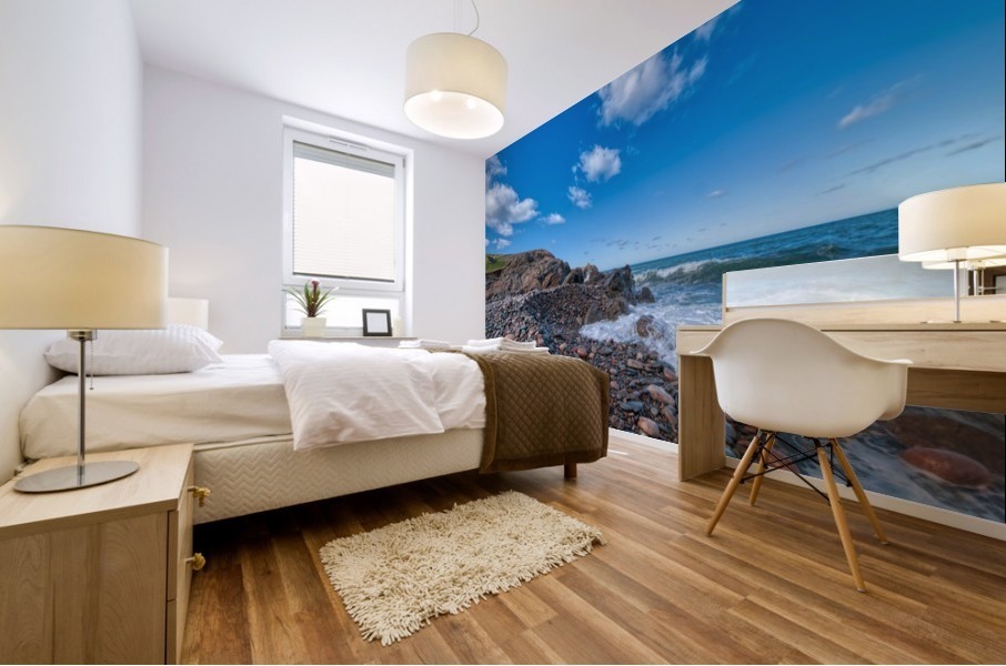 Awash at Corney Brook Mural print