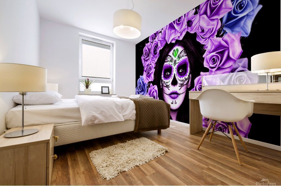Sugar Skulls: Colorful Reminders of Love and Memory Mural print