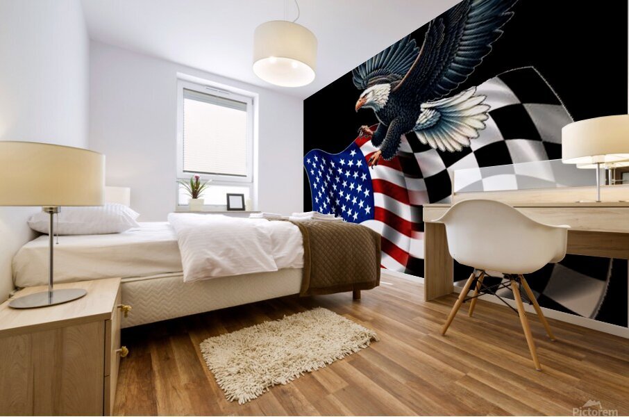 2. Emblems of Triumph: Where Glory Meets Freedom Mural print