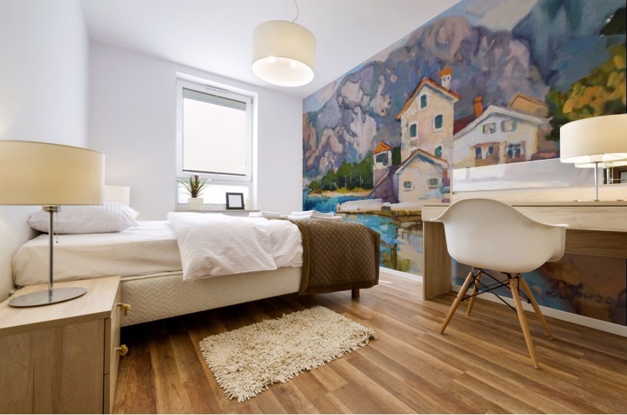 Evening shine Mural print