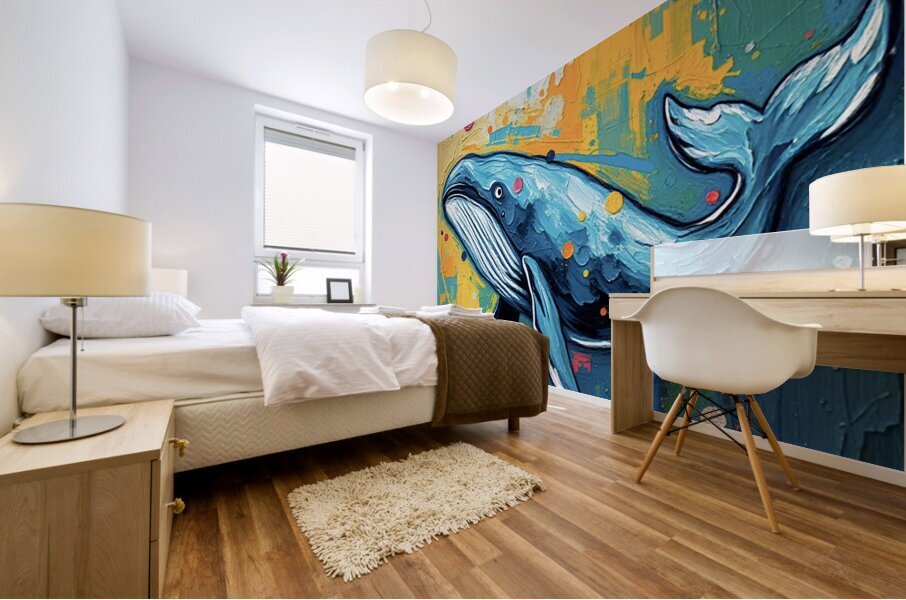 Whale 2024 12 12 07 36 54 Mural print