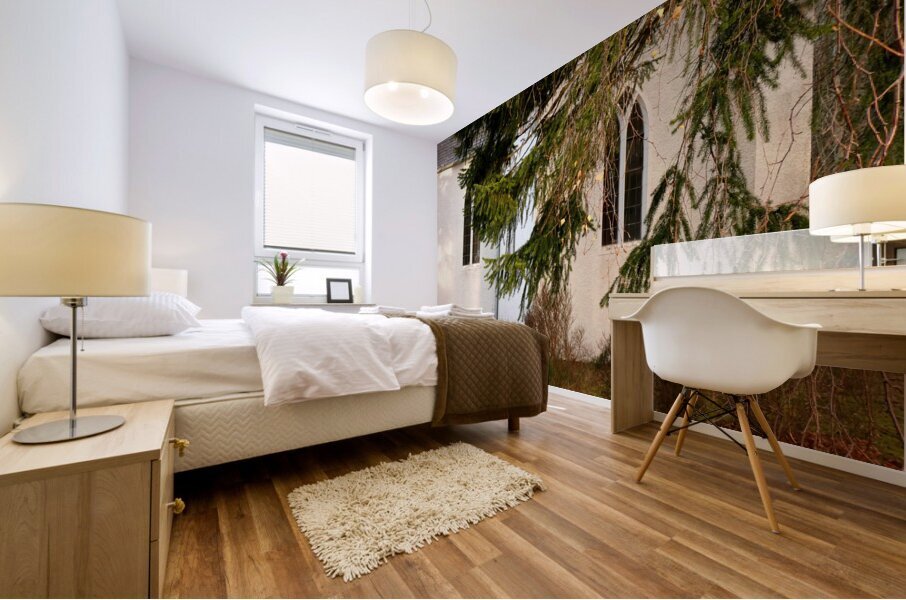 Everyday Lifes Moments-Peacefulness in the Scottish Highlands Mural print