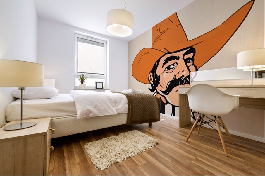 Dick Gilpin OSU Basketball Cartoon Art Mural print