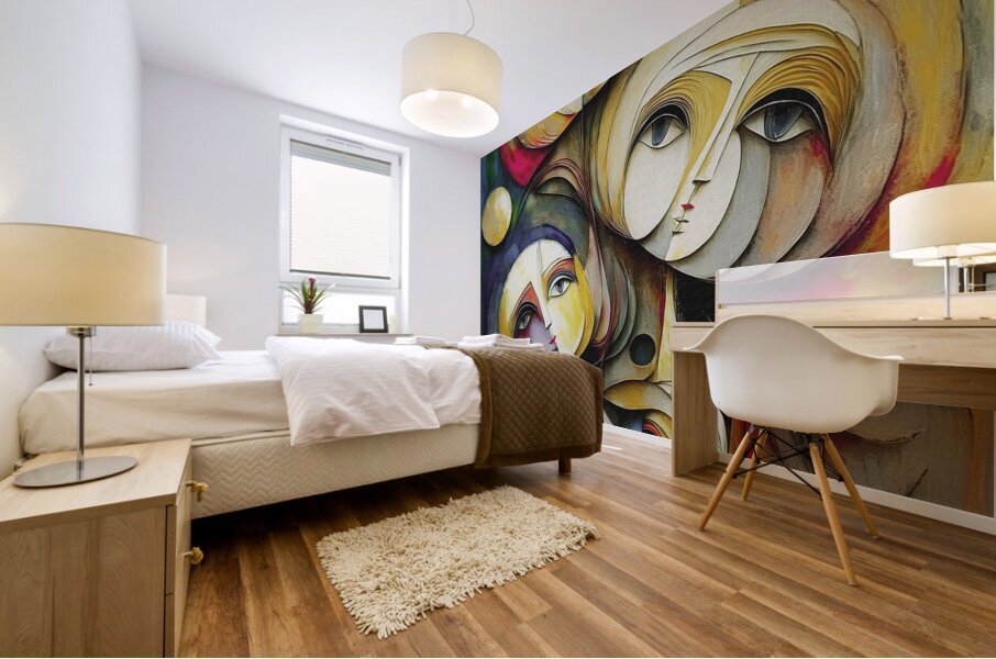 Parties Make Me Sleepy Mural print