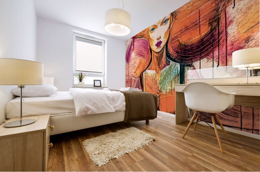 You Gotta Love red hair Mural print