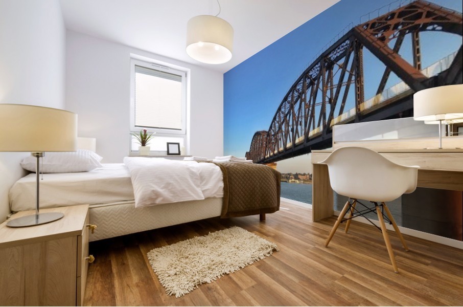 Morning Bridge Mural print