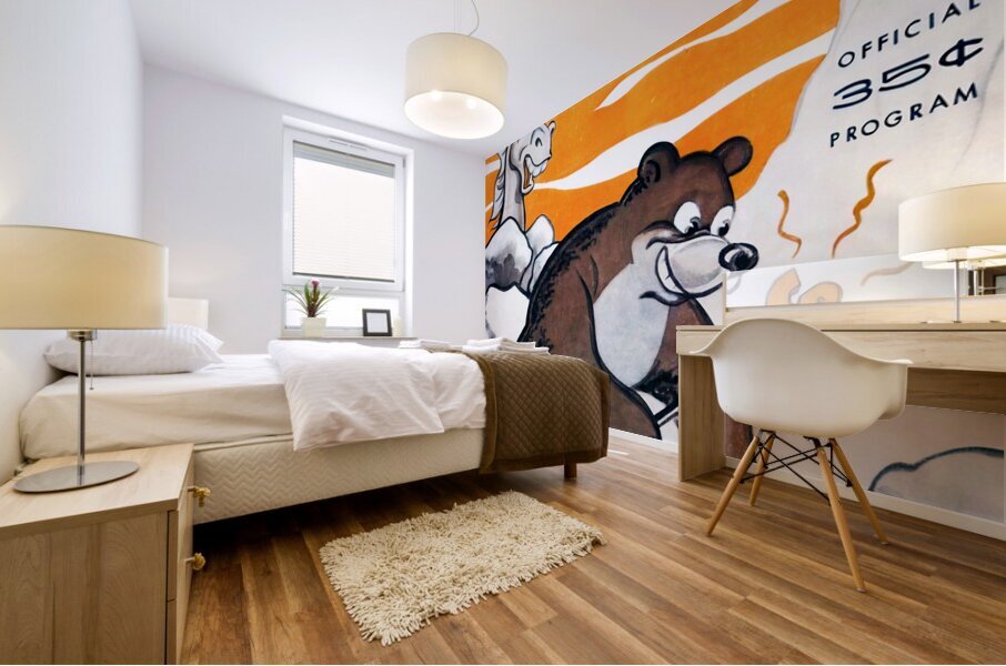 1960 Chicago Bears vs. Baltimore Colts Cover Art Mural print