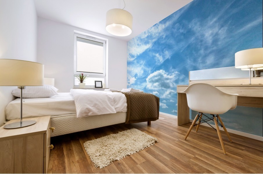 Blue Skies Mural print