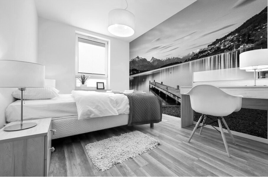 Lake Wakatipu Morning Mural print