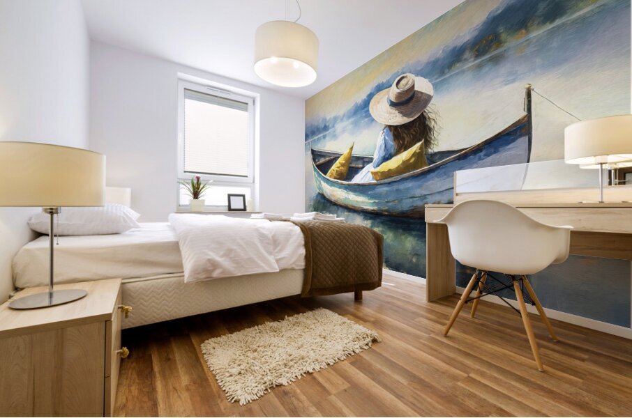 Peace on the Water Mural print