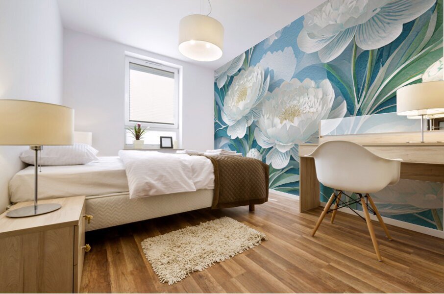 Floral Cover for sliding doors Mural print