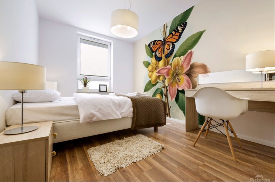 Butterfly Mural print