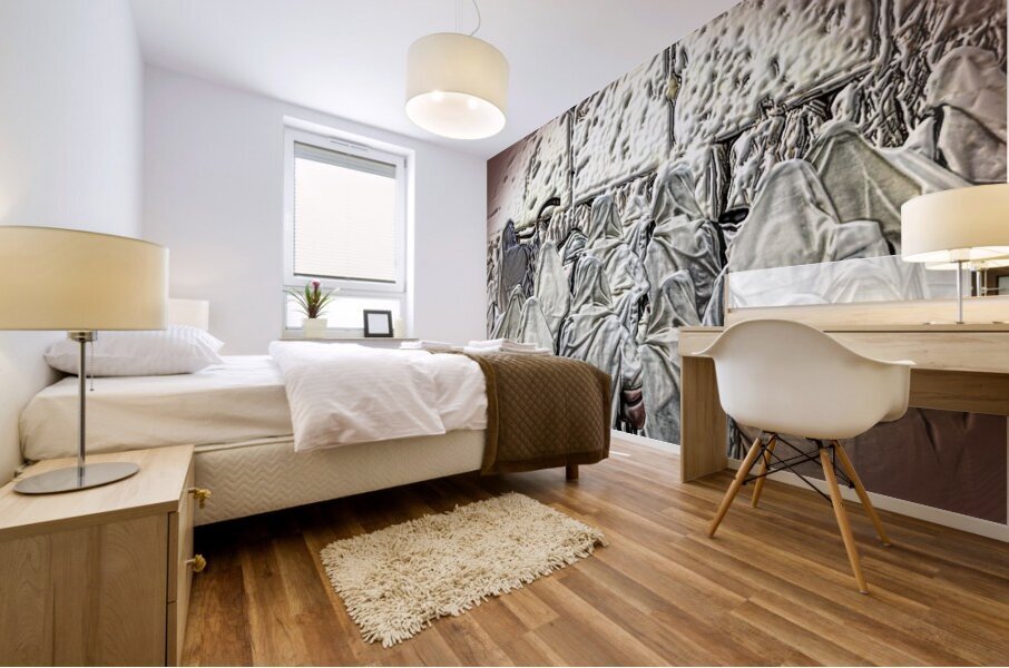 art   praying at KOTEL   AA Impression murale