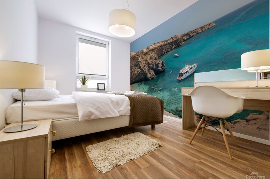 Tsigrado Beach Mural print