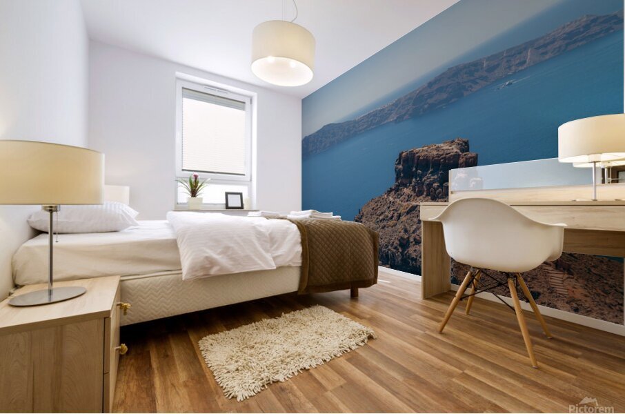 Imerovigli Mountain Mural print