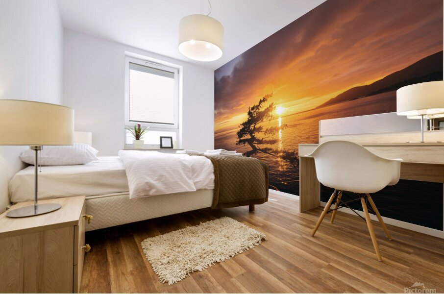 Lighthouse Park Sunset Mural print