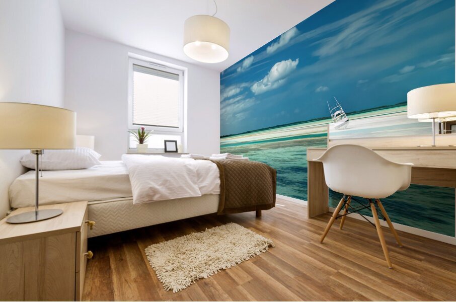 Waiting for High Tide Mural print