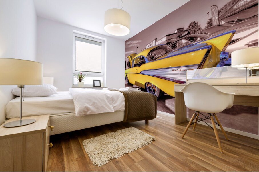  1957 CHEVY BEL AIR Mural print