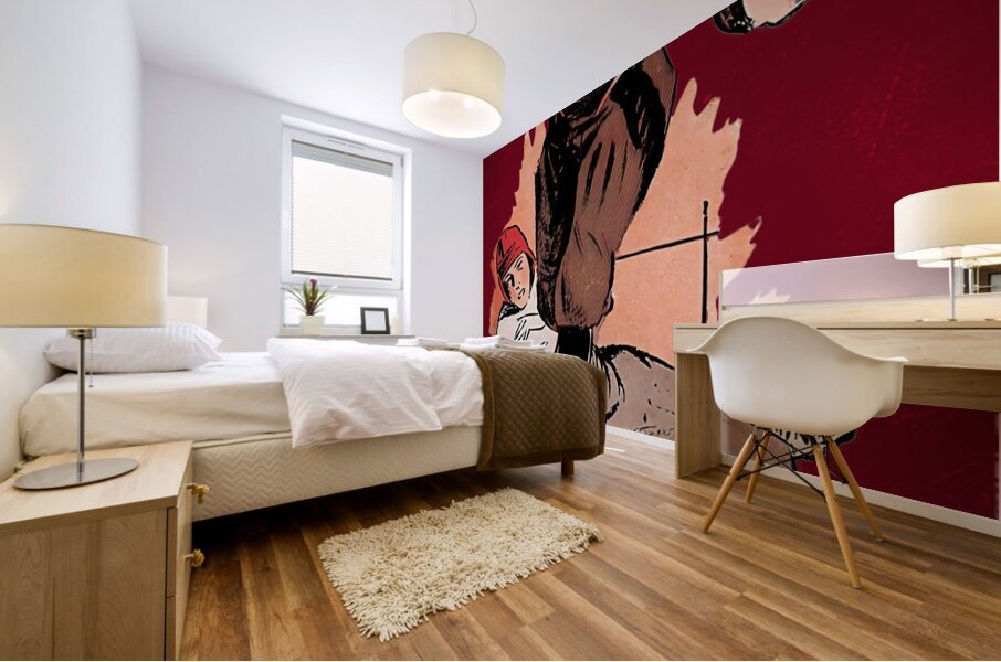 1930s Virginia Tech Football Art Remix Mural print