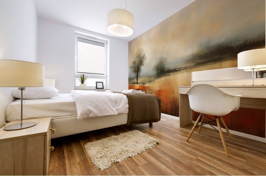 VINTAGE LANDSCAPE Mural print