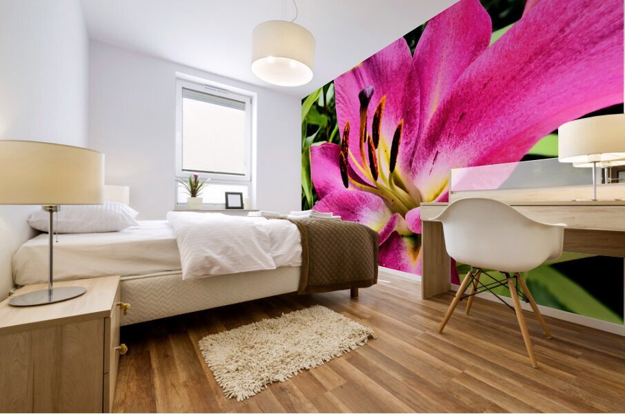 Vibrant Lily Mural print