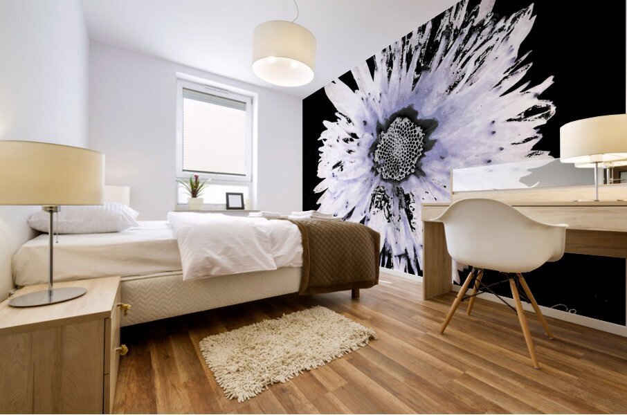 Abstract Daisy Too Mural print