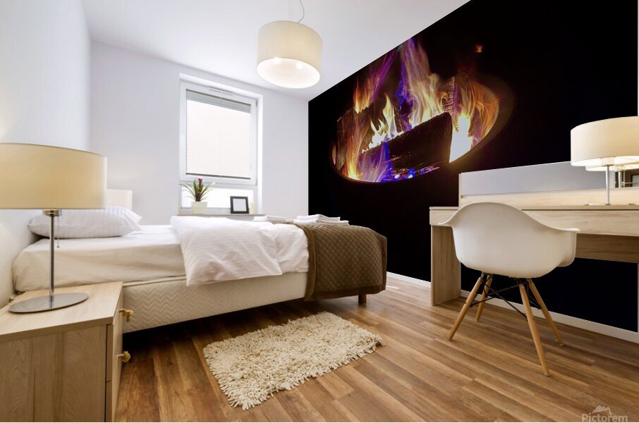 Fireside Mural print