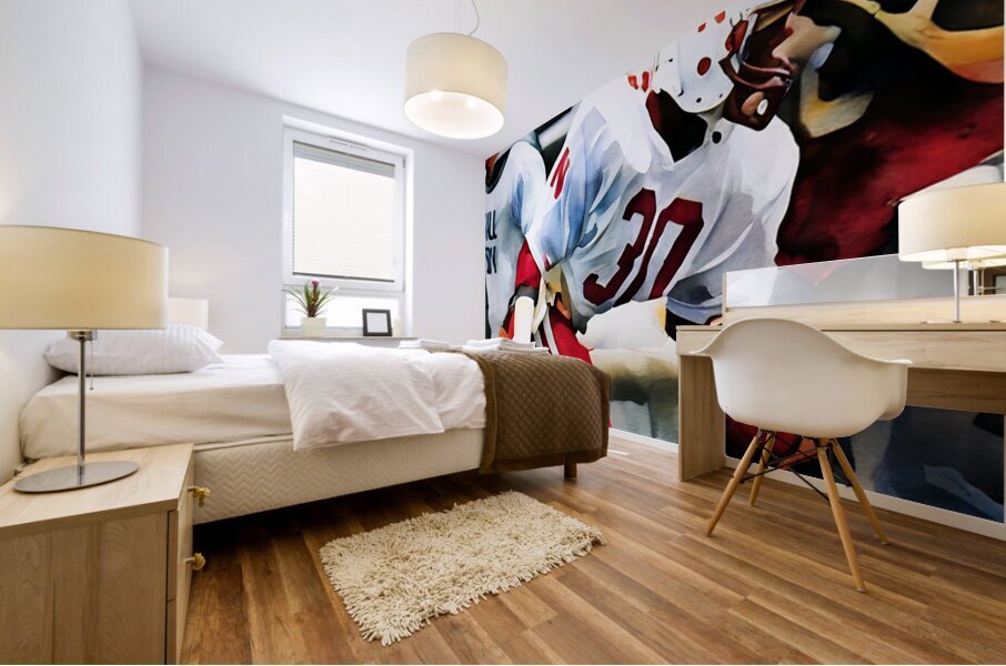 1983 Nebraska Touchdown Mural print