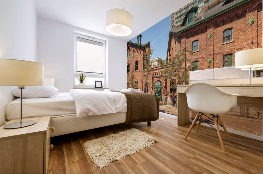 Distillery District in Toronto Mural print